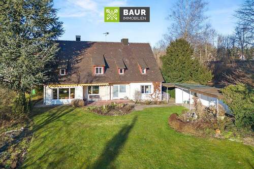 Luftaufnahme - 9 Zimmer Einfamilienhaus in Bad Waldsee