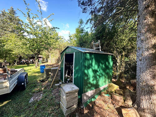 Gartenhaus aus Metall - 