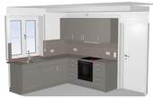 Einbauküche.JPG - 2 Zimmer Etagenwohnung zur Miete in Volkach