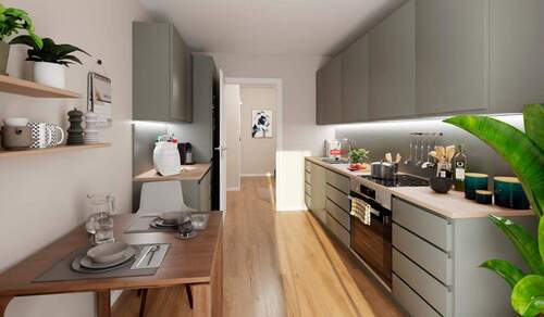 Küche - 2 Zimmer Etagenwohnung in Aachen