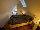 Schlafbereich der Dachgeschosswohnung - 