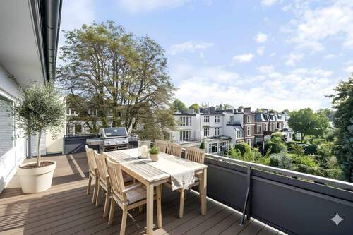 Dachterasse Wohn- Essbereich 3D Möbel - 