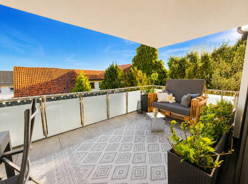 Balkon - Etagenwohnung mit 67,00 m&sup2; in Sinsheim / Rohrbach zur Miete