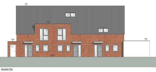 Ansicht Ost - Reihenendhaus mit 101,00 m² in Borken zum Kaufen