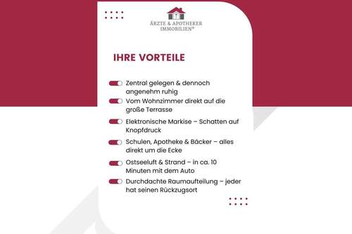 Ihre Vorteile! - 3 Zimmer Doppelhaushälfte zum Kaufen in Ratekau