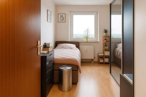 Visualisierung-Schlafzimmer - Etagenwohnung mit 85,00 m² in Schwetzingen zum Kaufen