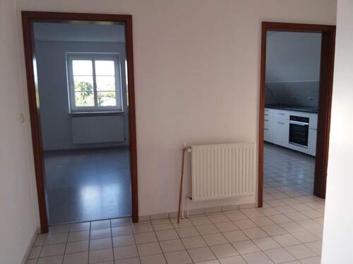 Wohnraum und Küche vom Flur aus - Etagenwohnung mit 68,10 m² in Hamburg zur Miete