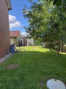 Wiesenfläche direkt am Haus - 