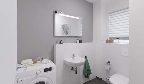 Das Gäste-WC - 3 Zimmer Reihenmittelhaus in Ribnitz-Damgarten