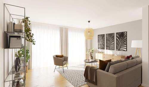 Im Wohnzimmer kommt die Familie zusammen - Reihenmittelhaus mit 101,70 m² in Ribnitz-Damgarten zum Kaufen