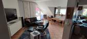 Blick ins Wohnzimmer vom Flur - 