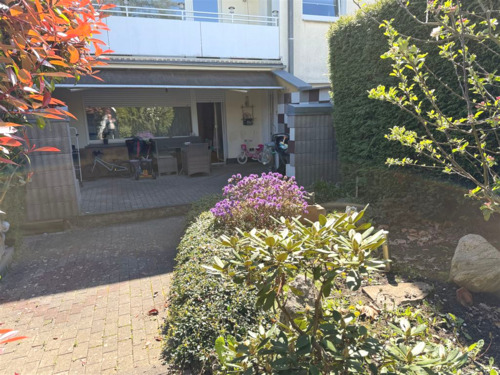 Terrasse - Attraktive Erdgeschosswohnung mit eigenem Garten im Soester Westen!