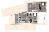 Grundriss Wohnung Nr. 2 und 3 - 