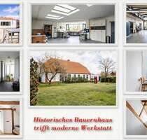 Wohnen und Arbeiten in Mecklenburg - ein Standort für Atelier, Galerie, Büro- und Onlinevertrieb - Obere Warnow OT Grebbin Woeten