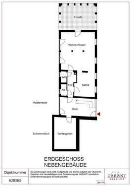 Erdgeschoss Nebengebäude - 