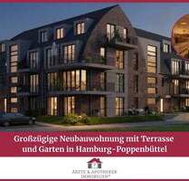 Großzügige Neubauwohnung mit Terrasse und Garten in Hamburg-Poppenbüttel