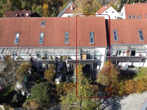 Ansicht von oben - 5 Zimmer Reihenmittelhaus in Fahrenzhausen