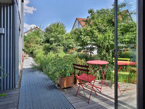 Blick aus dem Wintergarten - 