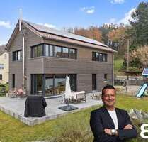 Design trifft Nachhaltigkeit: Architekten-Holzhaus im Passivhausstandard mit Panoramablick - Zusmarshausen / Wörleschwang