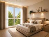 Schlafzimmer - 5 Zimmer Doppelhaushälfte zum Kaufen in Oberursel (Taunus)