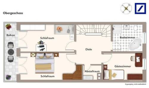 Obergeschoss WE 3 - 