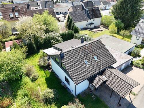 Blick auf das Wohnhaus - 