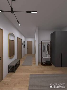 Flur OG Einrichtungsbeispiel - 