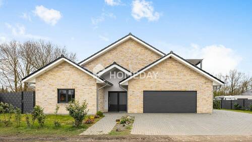 Außenansicht 1 - Modernes Einfamilienhaus mit Solar, Fußbodenheizung, Doppelgarage und Gartenidylle