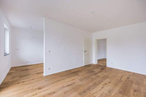 Das Herzstück: der offene Wohn- und Kochbereich - 3 Zimmer Etagenwohnung zum Kaufen in Düsseldorf