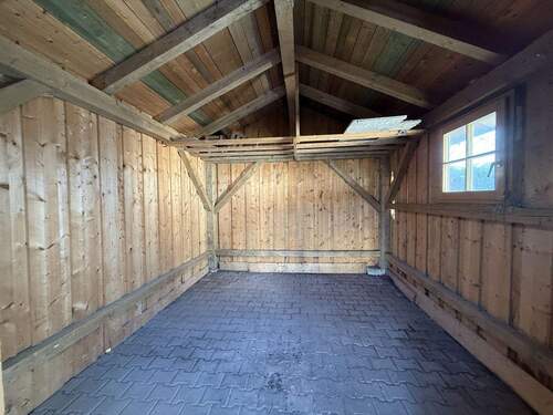 Lagerfläche Schuppen - 