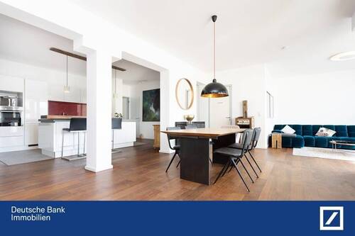 Wohn- und Essbereich - *** Großzügige Citywohnung mit Flair im Lützow-Kiez ***