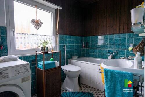 Badezimmer - Doppelhaushälfte mit 89,00 m² in Brüggen zum Kaufen