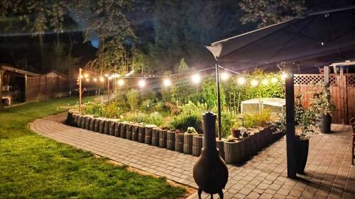 Garten bei Nacht - 