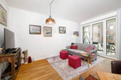 Wohnzimmer - 3 Zimmer Etagenwohnung in Hamburg / Ohlsdorf
