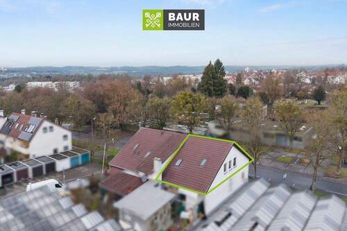 Luftaufnahme - Etagenwohnung mit 56,00 m&sup2; in Weingarten zum Kaufen