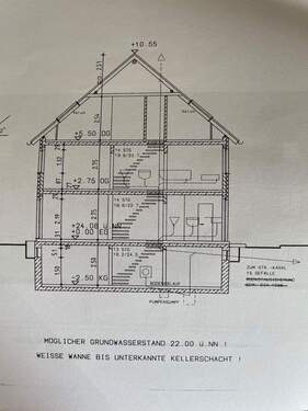 Schnitt Giebelhaus - 