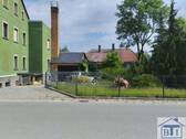 Einfahrt und Hausgarten - 1 Zimmer Gewerbeobjekt (Büro, Produktion, Verkauf) zum Kaufen in Neugersdorf