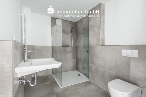 Badezimmer - Etagenwohnung mit 84,00 m&sup2; in Ennigerloh zum Kaufen
