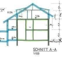 Schnitt Haus 1 + Haus 2 zur Info - 
