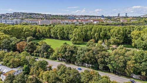 Drohnenaufnahme - Etagenwohnung mit 65,00 m² in Stuttgart Stuttgart-Ost zum Kaufen