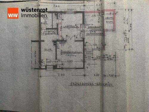 Grundriß Erdgewchoß - 