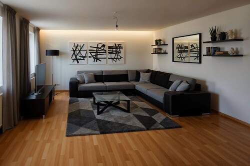 Wohn-/Schlafzimmer - Visualisierung - 