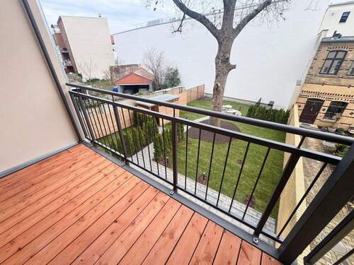 Balkon - Etagenwohnung mit 57,30 m&sup2; in Leipzig zur Miete