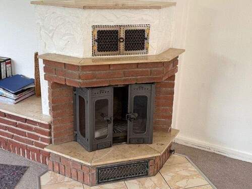 Kamin im Wohnzim - Terrassenwohnung mit 120,00 m² in Schneverdingen zur Miete