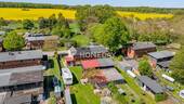 Außenansicht Drohne 2 - 4 Zimmer Doppelhaushälfte in Velgast/ Hoevet