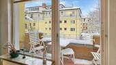 Blick zum Balkon - 