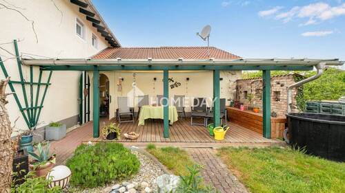 Terrasse 1 - Einfamilienhaus mit 171,00 m&sup2; in Fridolfing zum Kaufen