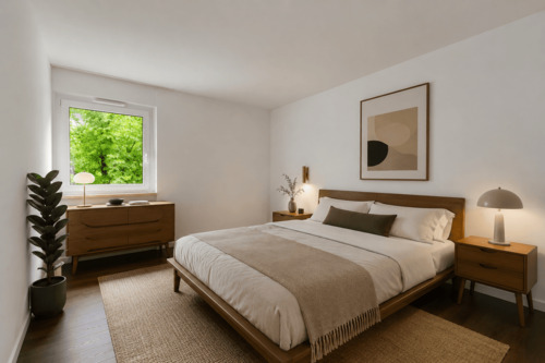 geräumiges Schlafzimmer - Etagenwohnung mit 82,60 m&sup2; in München zum Kaufen