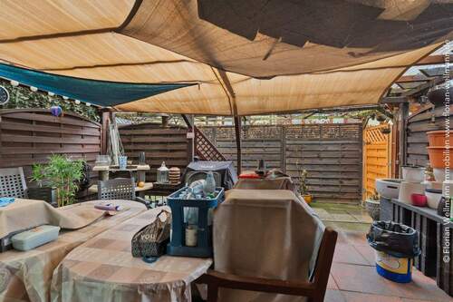 Überdachte Süd-Terrasse 15,48 m² - 