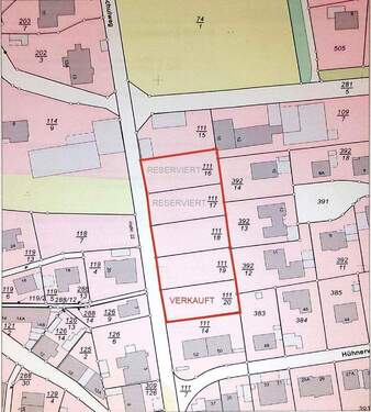 Flurkarte - Grundstück in Ehmen zum Kaufen
